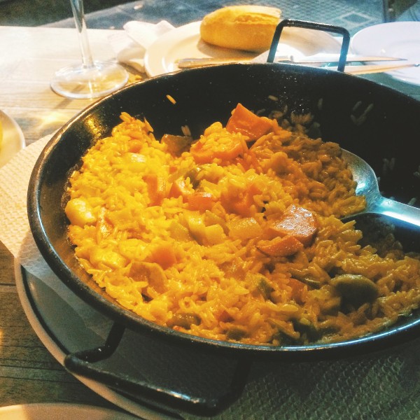 Wegańska paella, El Herreño